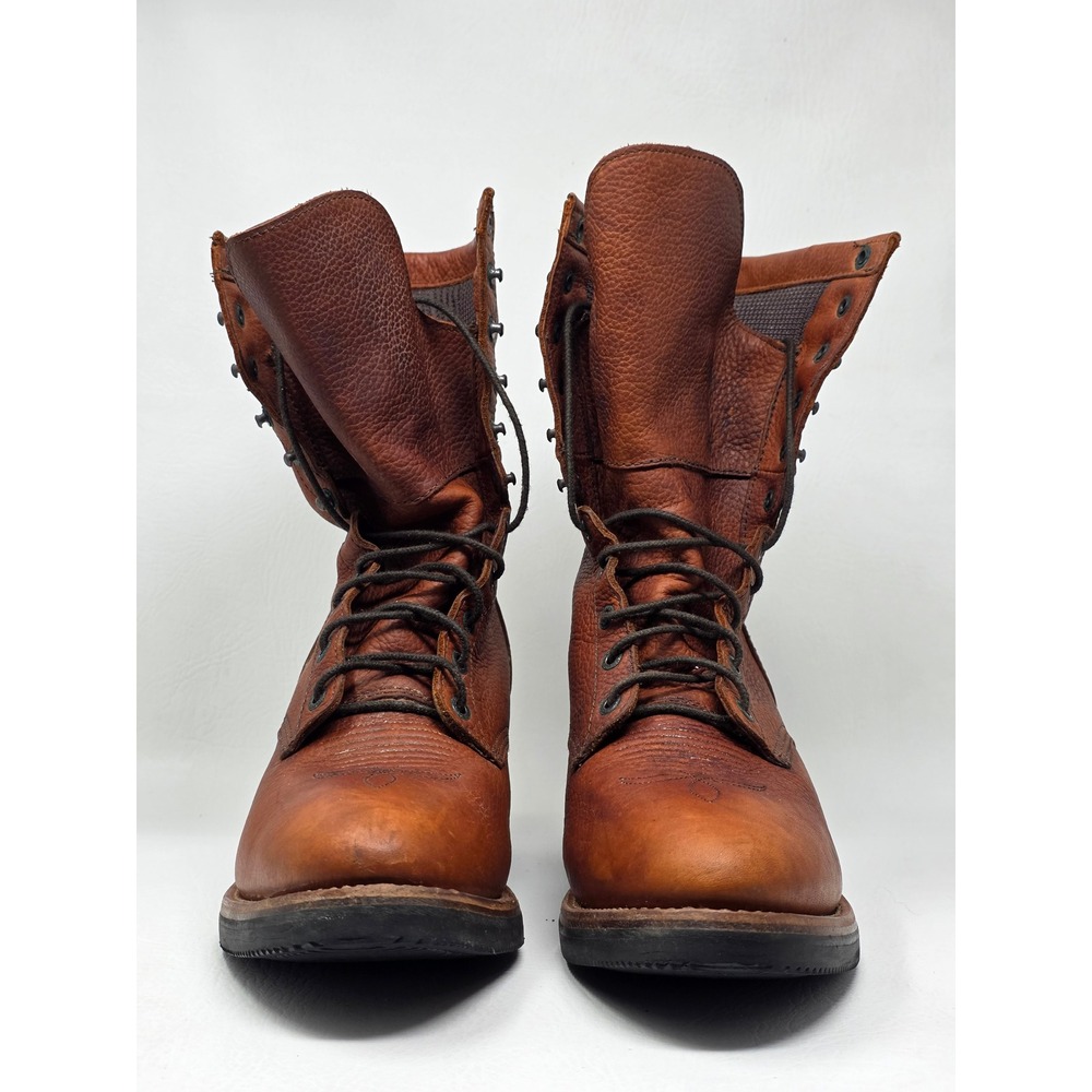 Rocky 2841 Mens Brown Leather Gore-Tex Waterproof Lace Up Logger Boots 11 M - Picture 11 of 13